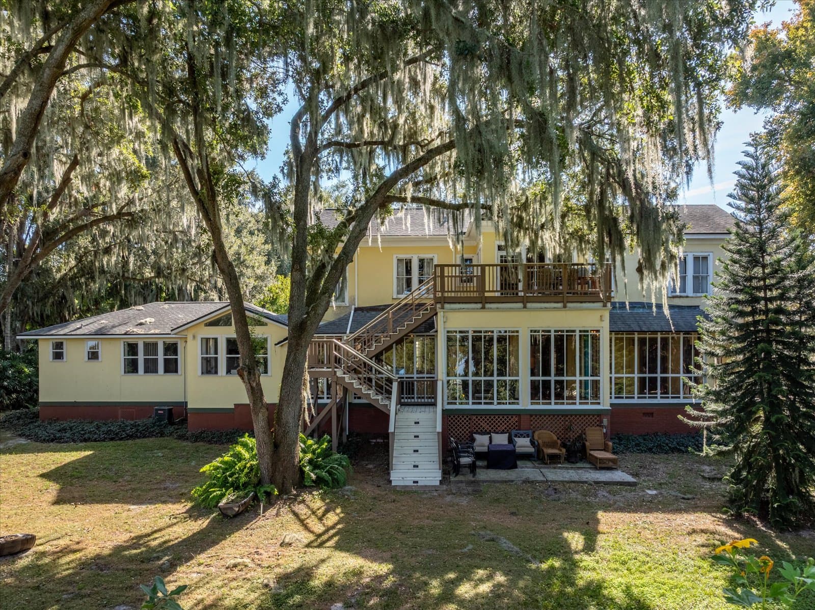 Back View of Manor House